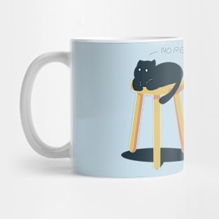 Nope Black Cat Mug